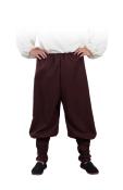 pantalones medievales marrón oscuro