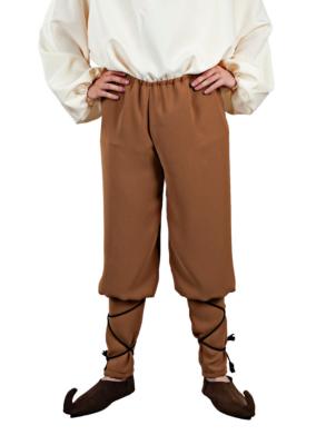 pantalones medievales marrón claro