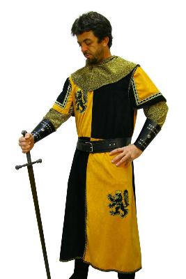 Sobremanga cuartelado amarillo