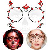 Gemas cara día de los muertos