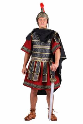 Gladiador romano y casco