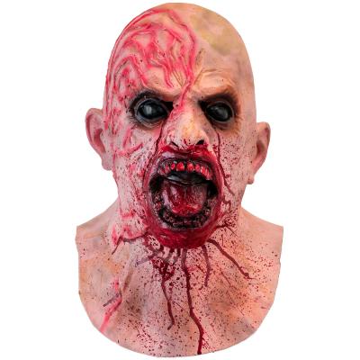 Máscara zombie cabeza entera y cuello