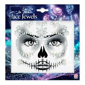 Gemas cara día de los muertos diamante