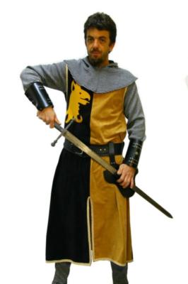 Bipart sin mangas negro/ocre