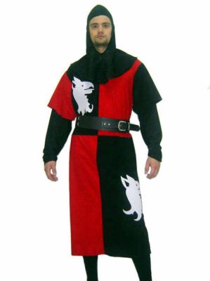 Bipart con mangas rojo-negro