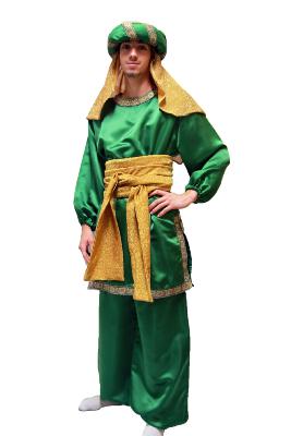 Paje negro raso verde