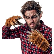 Guantes lobo con pelo
