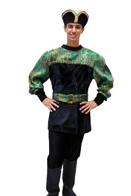 Paje blanco o rubio negro y verde