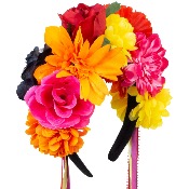 Diadema flores Catrina