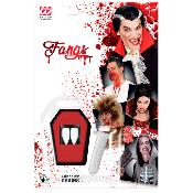 Colmillos vampiro con cola
