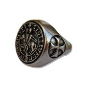 Anillo caballero templario