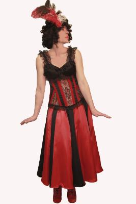 Cancan corpiño rallas