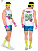Disfraz Estrella del aerobic años 80