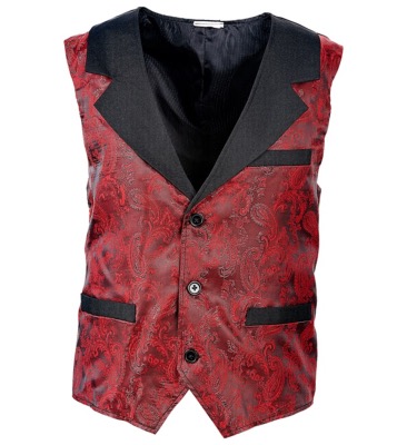 Chaleco jacquard vintage