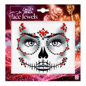 Gemas cara día de los muertos