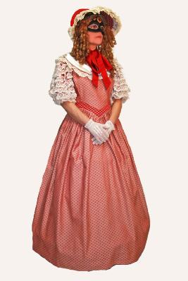 Época rococó con pamela