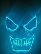Máscara payaso loco con luz