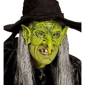 Máscara de bruja sin barbilla