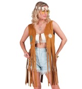 Chaleco hippie mujer