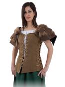 Chaleco mujer vikinga