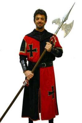 Sobremanga cuartelado rojo