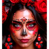 Gemas cara día de los muertos