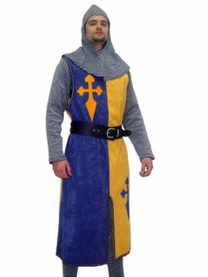 Bipart sin mangas azul/ocre