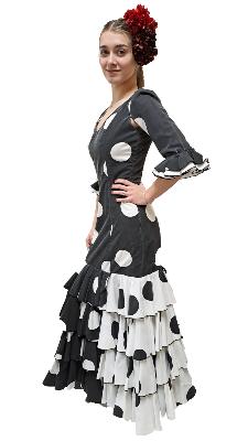 Vestido sevillana negro