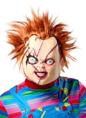 Máscara Chucky con pelo