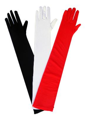 Guantes largos licra