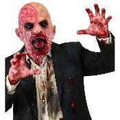 Máscara zombie cabeza entera y cuello