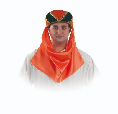 Turbante paje naranja