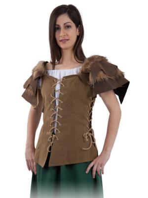 Chaleco mujer vikinga