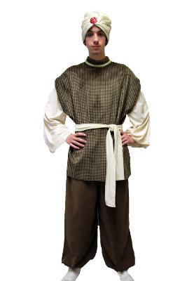 Paje comparsa marrón